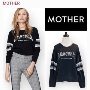 MOTHER DENIM WEIRDOS WELCOME CREWNECK SWEATSHIRT